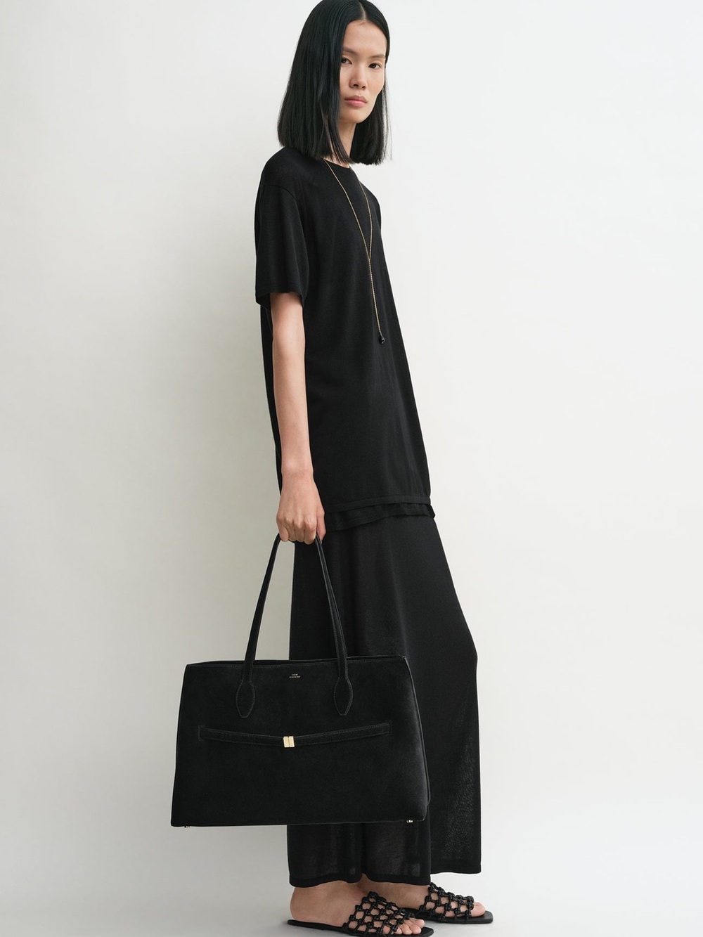 Toteme Suede Lounge Tote - Picture 1 of 13